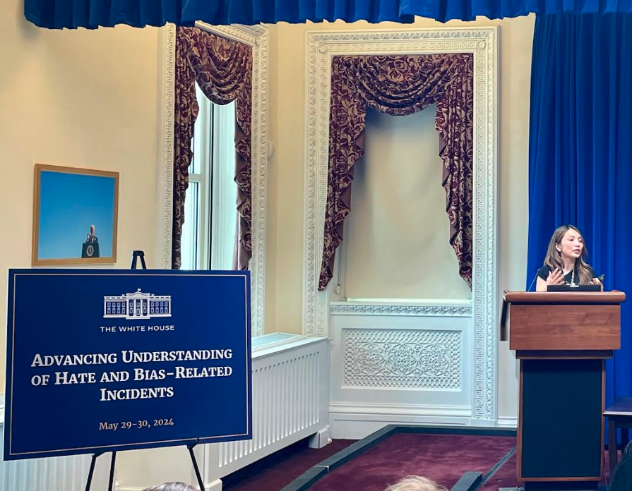 Dr. Charissa Cheah presented at the White House Office of Science and Technology’s Workshop on Advancing Understanding of Hate and Bias-Related Incidents.